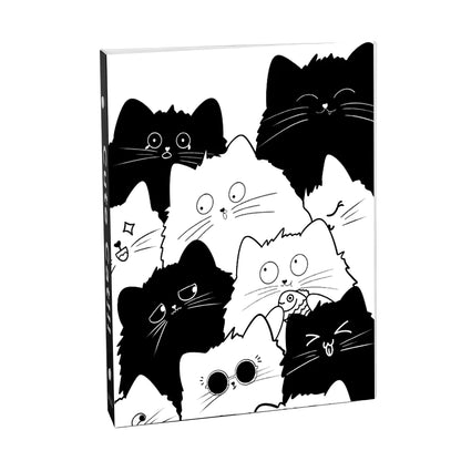 DOODLE CAT BINDER A4