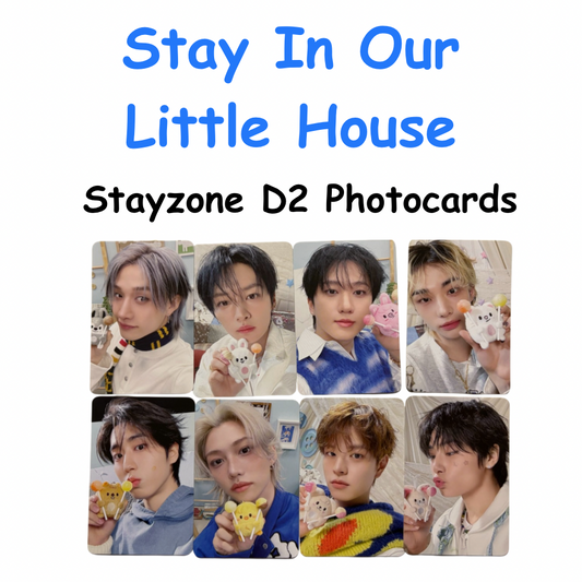 Stray Kids 6TH FANMEETING - 'STAY in Our Little House' - STAYZONE D2 Photocards PREORDER