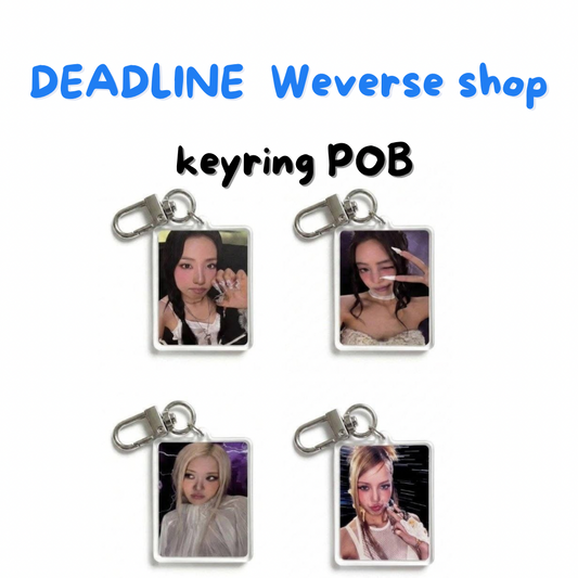BLACKPINK 3rd MINI ALBUM [DEADLINE] WEVERSE POB KEYRING
