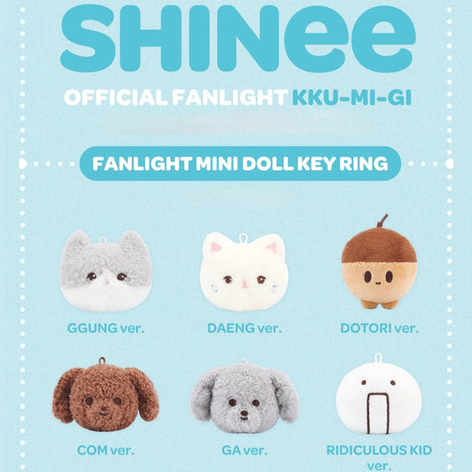 [SHINEE] Kku-Mi-Gi : Official Fanlight Mini Doll Keyring