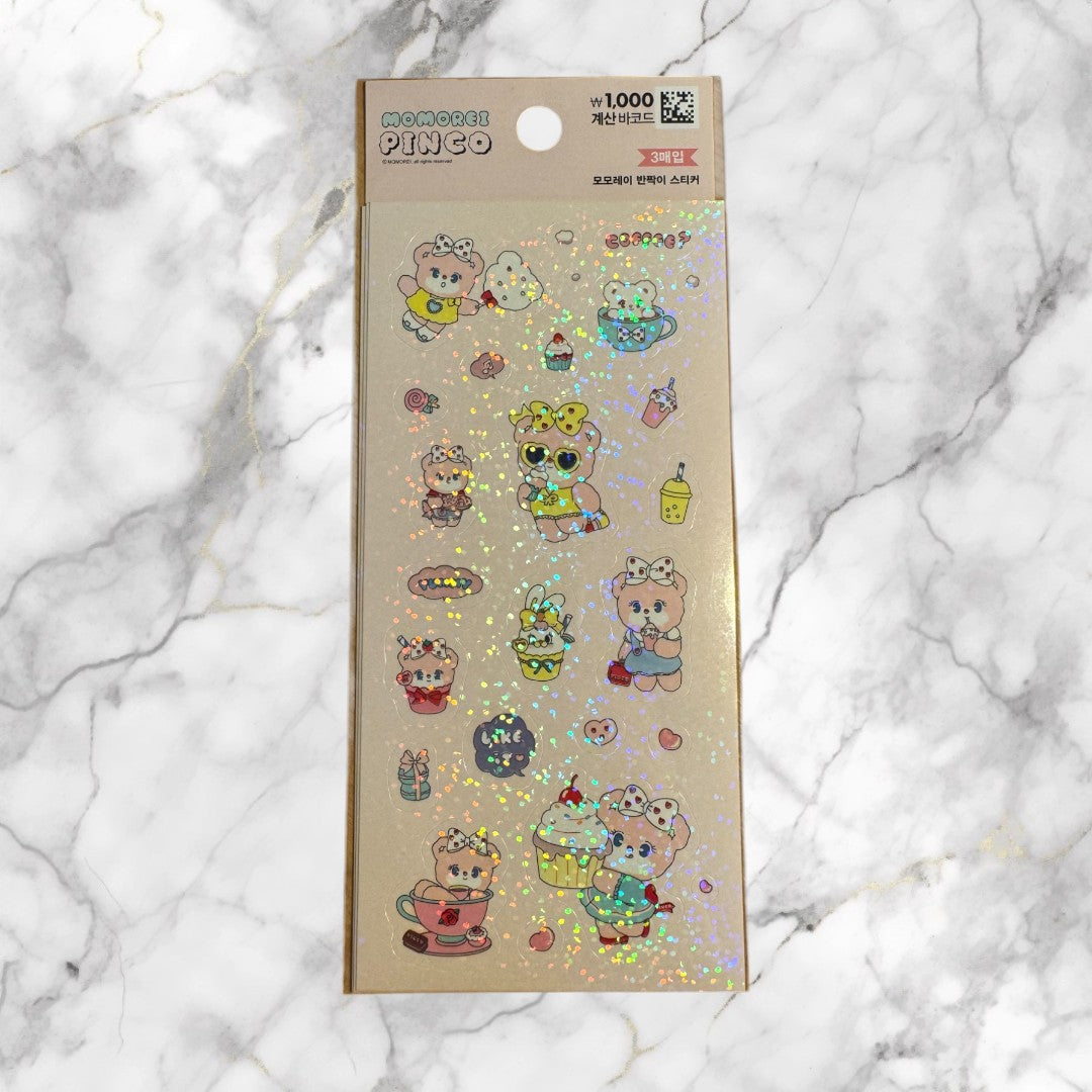 MOMOREI PINCO HOLOGRAPHIC STICKERS 3KS