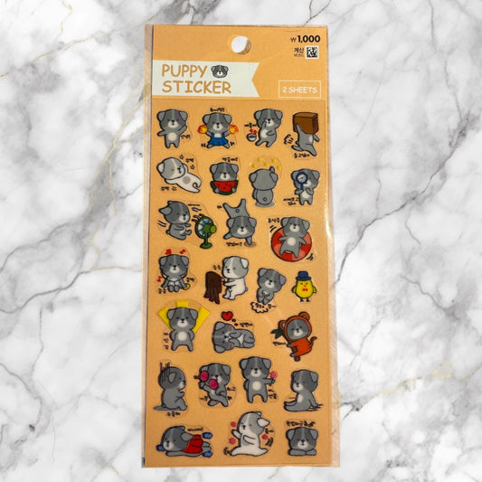 PUPPY STICKERS 2KS