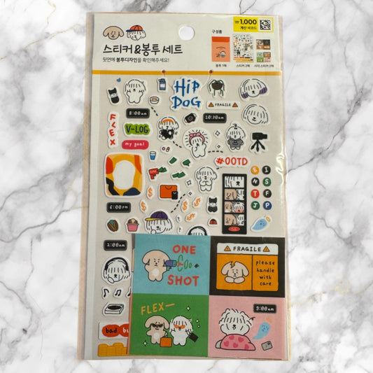 HIP HOP BAD DOG SAMOLEPKY