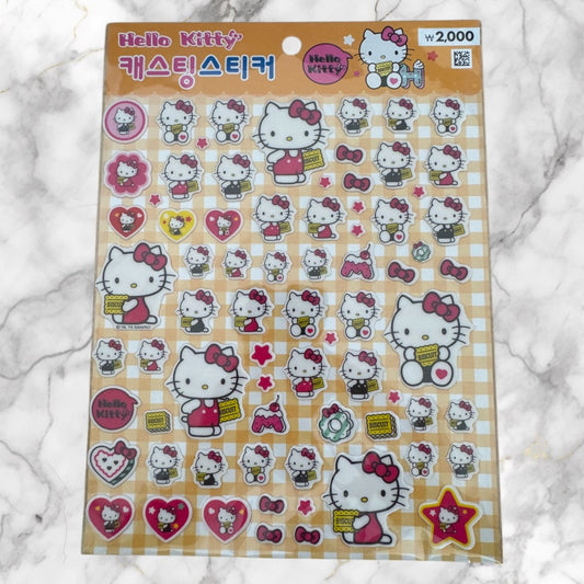 SANRIO HELLO KITTY 3D SAMOLEPKY