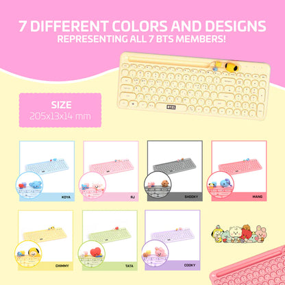 BT21 MY LITTLE BUDDY BETTER TOGETHER BLUETOOTH KEYBOARD