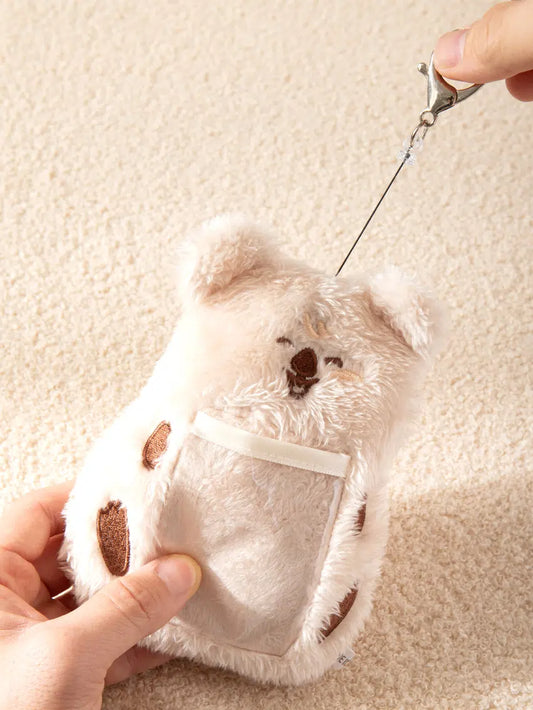 Happy quokka doll photocard holder