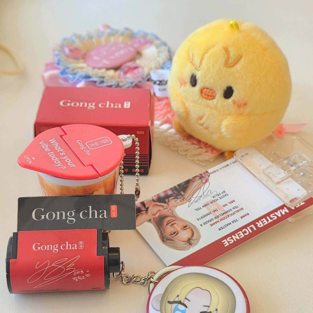 The Gongcha x Felix GOODS VIOLET SERIES PREORDER