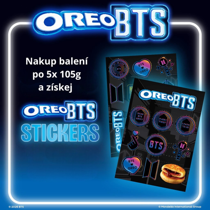 BTS X OREO Brown Sugar Pancake Sandwich Cookies 105g PREORDER