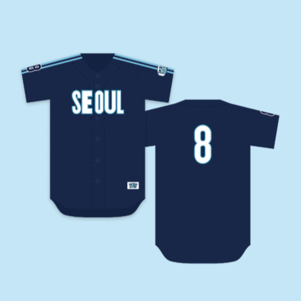 SKZOO EVERYWHERE ALL AROUND THE WORLD (SEOUL) BASEBALL JERSEY SEOUL PREORDER