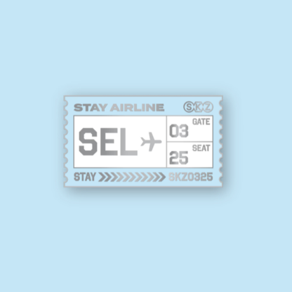 SKZOO EVERYWHERE ALL AROUND THE WORLD (SEOUL) METAL BADGE SEOUL PREORDER