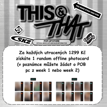 STRAY KIDS [THIS & THAT] SKZOO NEKLACE POP UP PICK UP PREORDER