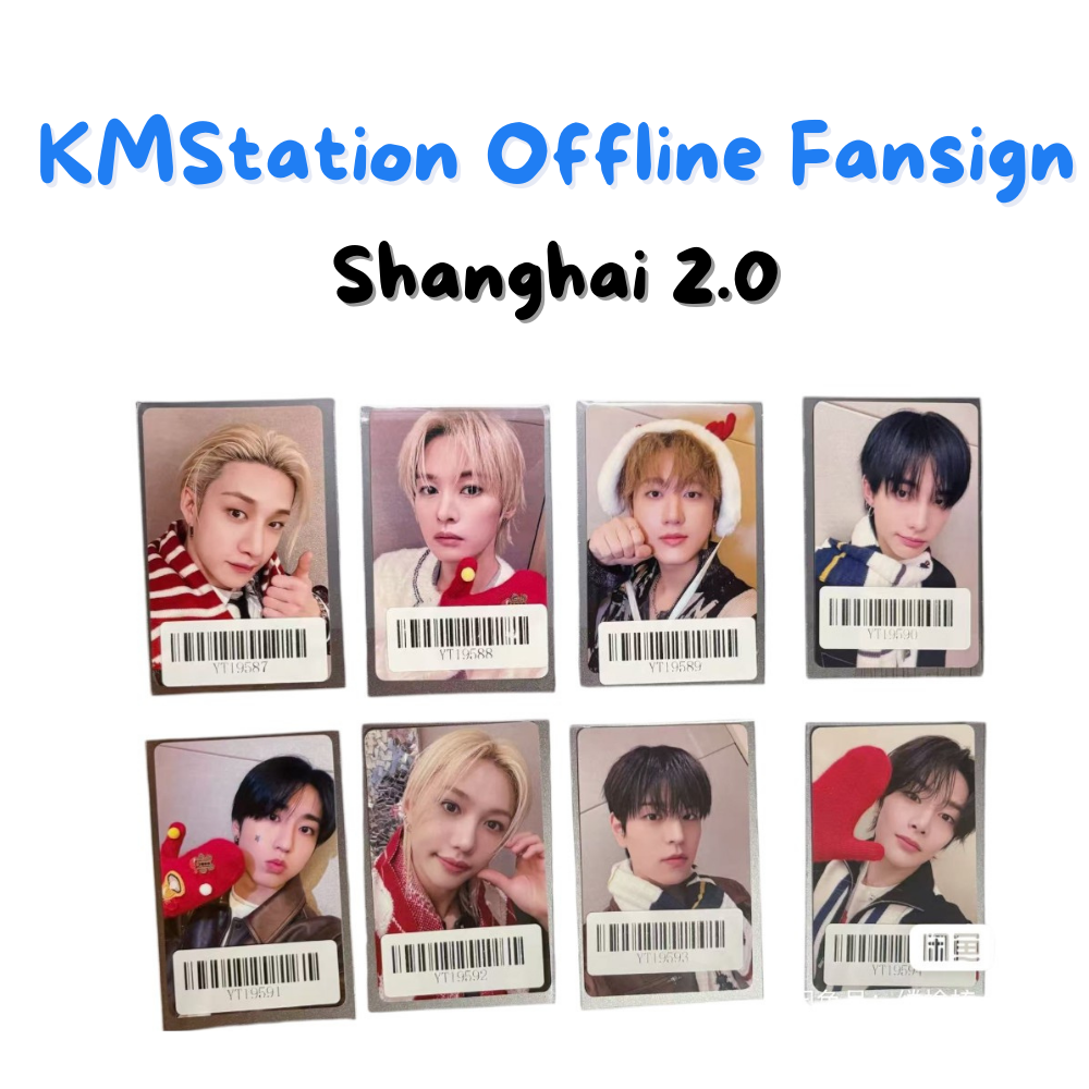 STRAY KIDS KARMA KMSTATION OFFLINE FANSIGN ROUND 2.0 SHANGHAI POB