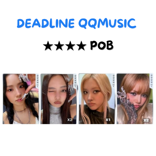 BLACKPINK 3rd MINI ALBUM [DEADLINE] QQMUSIC ★★★★ POB PREORDER