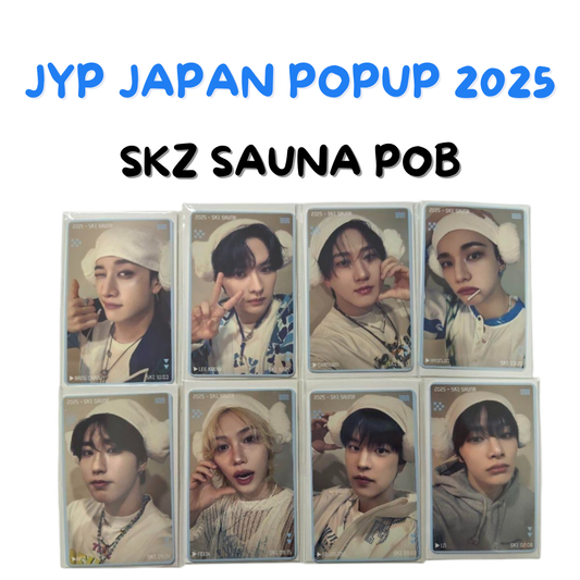 Stray Kids JYP JAPAN POPUP SKZ SAUNA POB Official Photocard