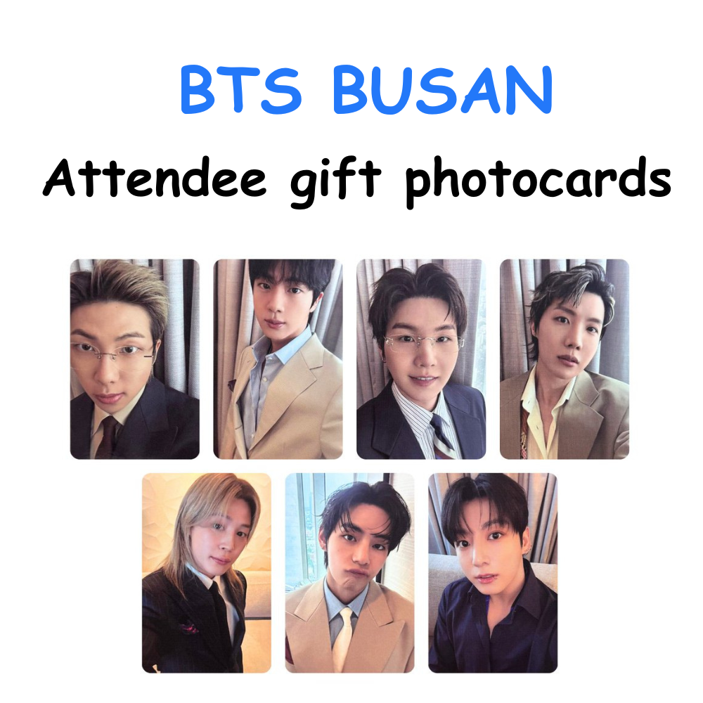 BTS ARIRANG BUSAN CONCERT ATTENDEE GIFT PHOTOCARDS PREORDER