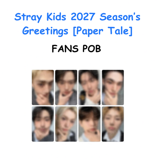 STRAY KIDS 2027 SEASON'S GREETINGS PAPER TALE SET POBS ONLY PREORDER