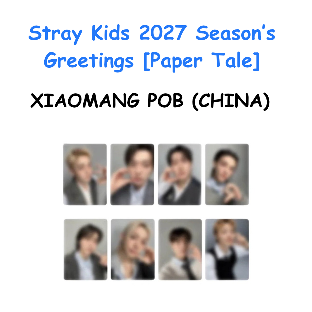 STRAY KIDS 2027 SEASON'S GREETINGS PAPER TALE SET POBS ONLY PREORDER