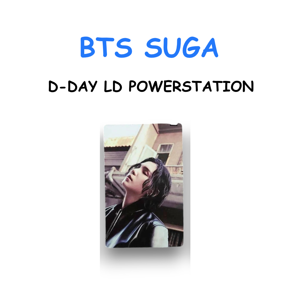 BTS SUGA D-DAY LD POWERSTATION PREORDER