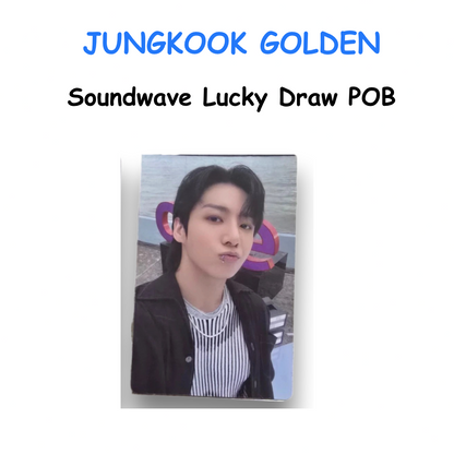 JUNGKOOK GOLDEN Soundwave Lucky Draw POB