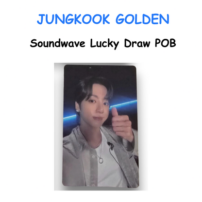 JUNGKOOK GOLDEN Soundwave Lucky Draw POB