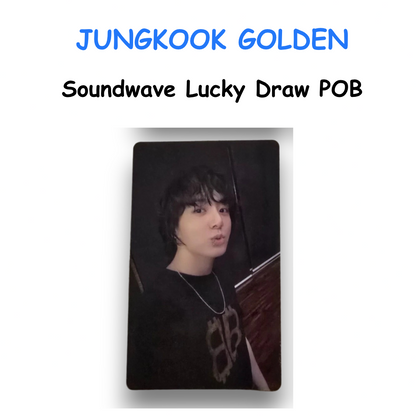 JUNGKOOK GOLDEN Soundwave Lucky Draw POB