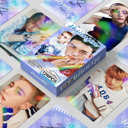 STRAY KIDS HYUNJIN HOLOGRAFICKÉ LOMO CARDS 124KS