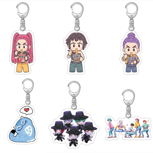 KPOP DEMON HUNTERS KEYCHAINS