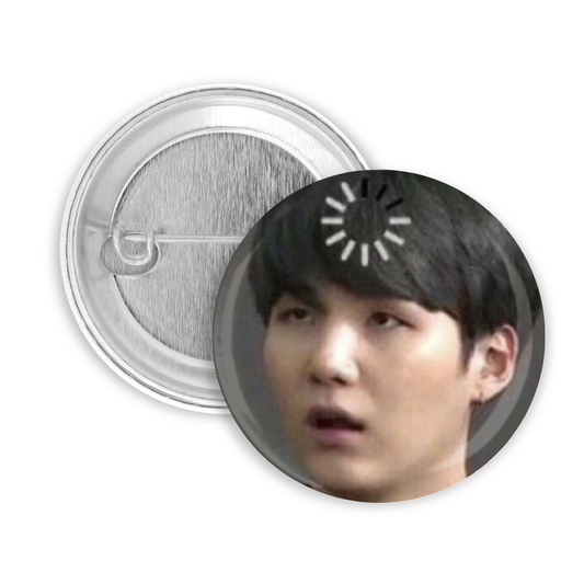 BTS SUGA LOADING MEME PLACKA 50MM
