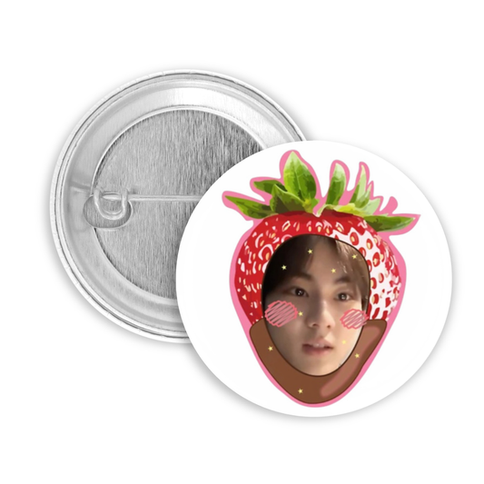 ENHYPEN STRAWBERRY JUNGWON MEME PLACKA 50MM
