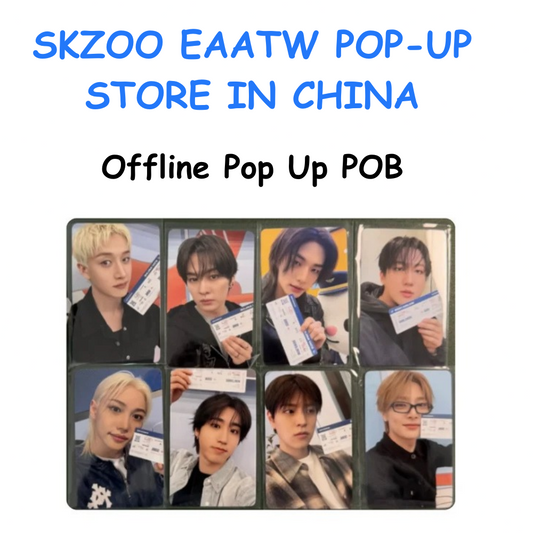 STRAY KIDS SKZOO EAATW POP-UP STORE IN CHINA OFFLINE POP-UP POB PREORDER