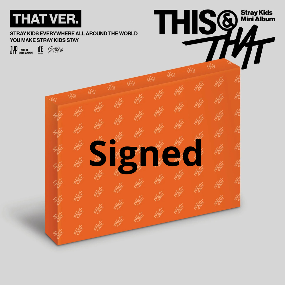 Stray Kids – Mini Album THIS & THAT (THAT VER.) SIGNED PREORDER (1 album na osobu)