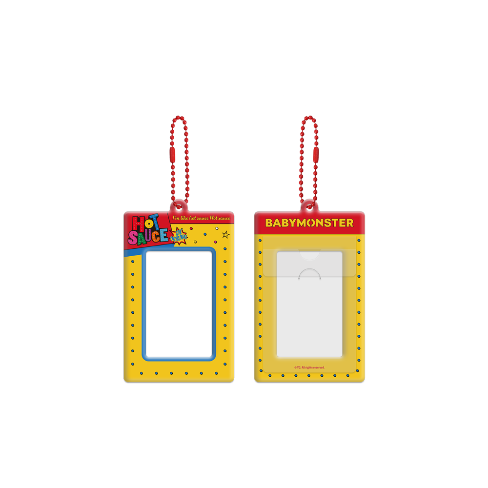 BABYMONSTER HOT SAUCE PVC PHOTOCARD HOLDER (PHOTOCARD HOLDER ONLY)