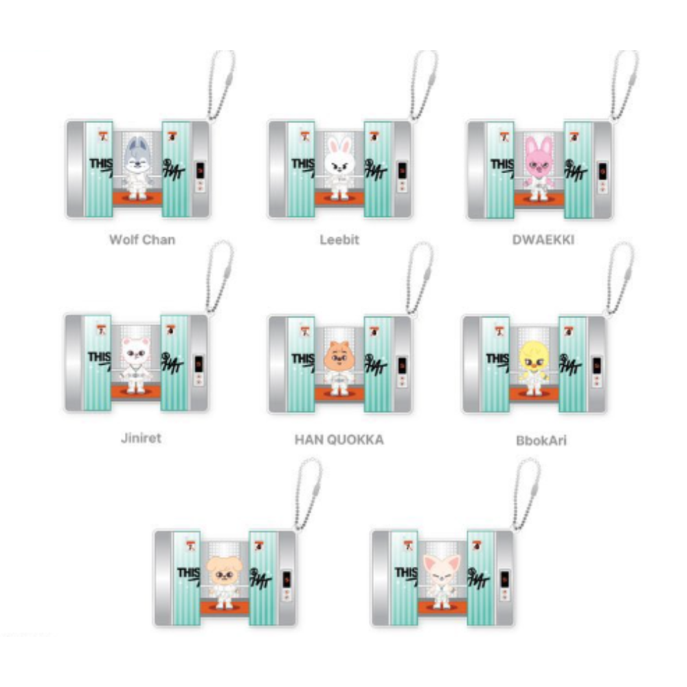 STRAY KIDS [THIS & THAT] SKZOO CAPSULE ACRYLIC KEYRING POP UP PICK UP PREORDER