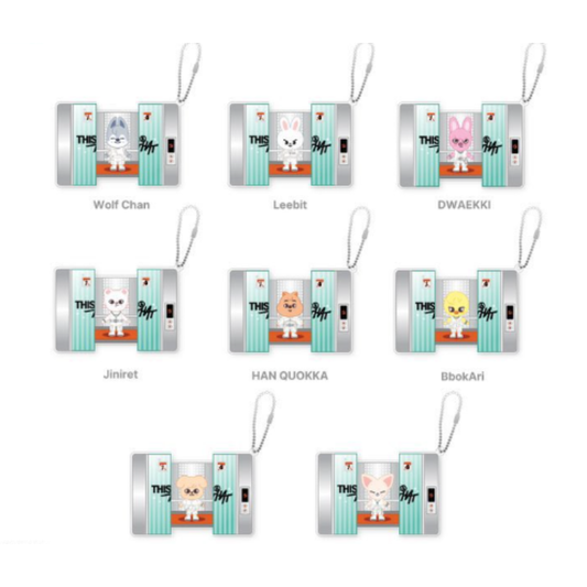 STRAY KIDS [THIS & THAT] SKZOO CAPSULE ACRYLIC KEYRING POP UP PICK UP PREORDER