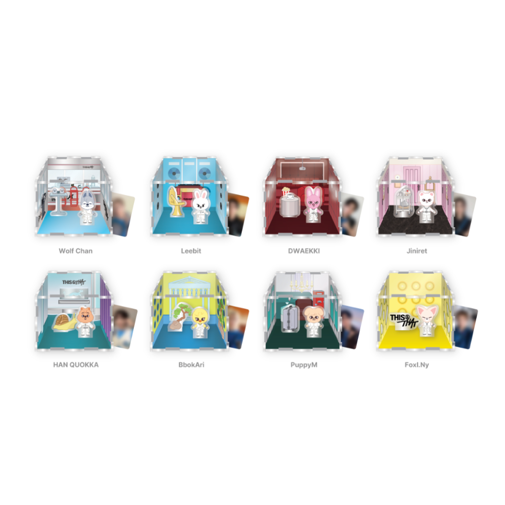 STRAY KIDS [THIS & THAT] SKZOO ACRYLIC CONTAINER PREORDER