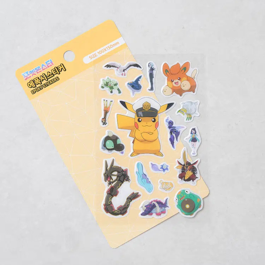 Pokemon epoxy sticker
