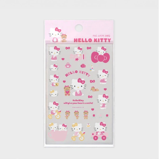 Hello Kitty 3 transparent stickers