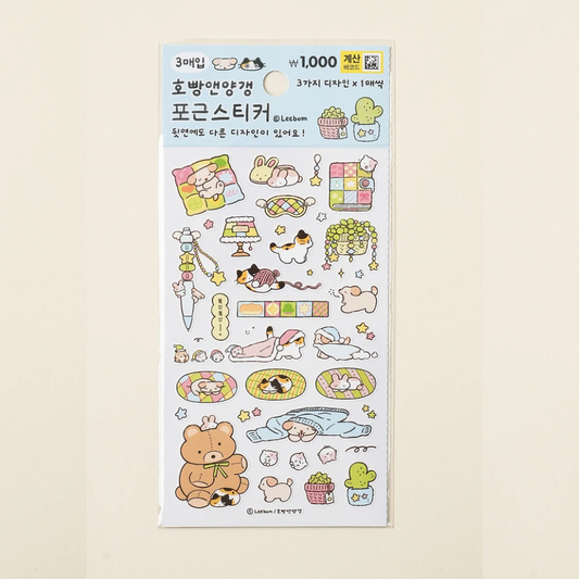 Cute animal korean stickers