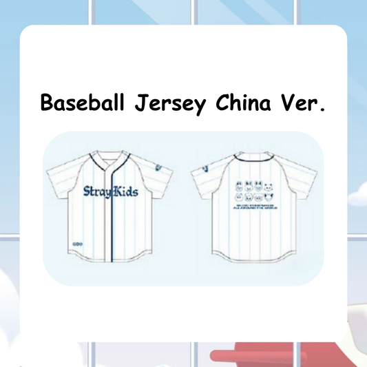 SKZOO EAATW POP-UP STORE IN CHINA PICK UP POP UP Baseball Jersey China Ver. PREORDER