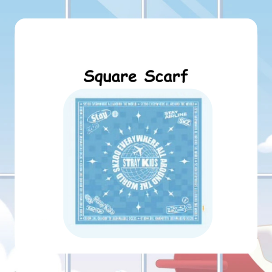SKZOO EAATW POP-UP STORE IN CHINA PICK UP POP UP Square Scarf PREORDER