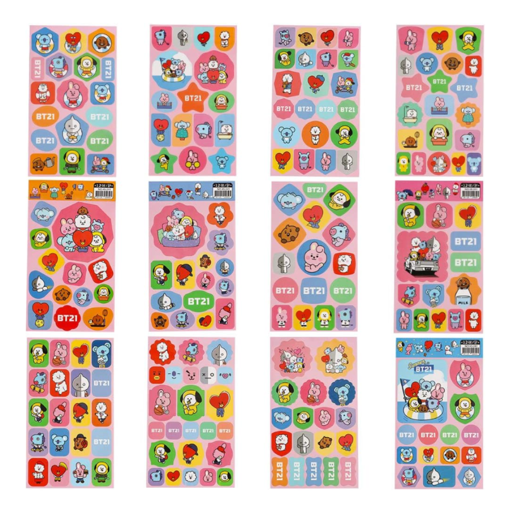 BT21 STICKERS SET