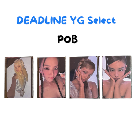 BLACKPINK 3rd MINI ALBUM [DEADLINE] YG SELECT POB SELFIE PHOTOCARD