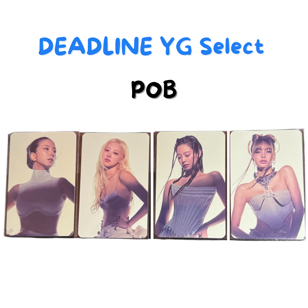 BLACKPINK 3rd MINI ALBUM [DEADLINE] YG SELECT POB JACKET PHOTOCARD