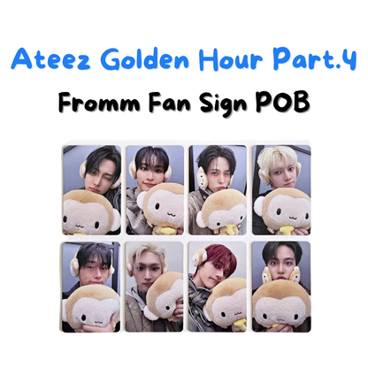 ATEEZ GOLDEN HOUR PART.4 FROMM FAN SIGN