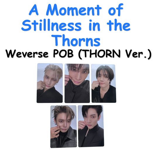 TXT – Moment of Stillness in the Thorns (THORN Ver.) Weverse POB PHOTOCARDS