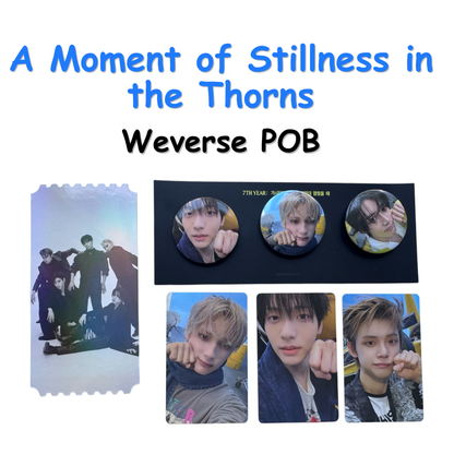TXT – Moment of Stillness in the Thorns (THORN Ver.) Weverse POB PHOTOCARDS