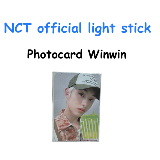 NCT OFFICIAL LIGHT STICK PHOTOCARD WINWIN