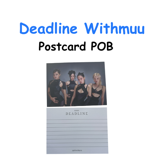 BLACKPINK DEADLINE WITHMUU POB POSTCARD