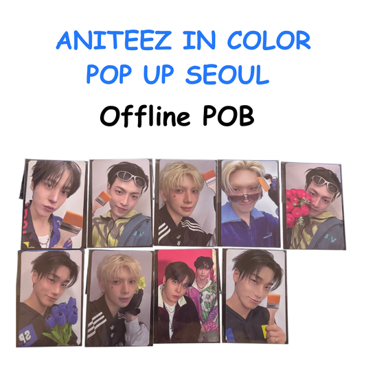 ATEEZ ANITEEZ IN COLOR POP UP OFFLINE POB