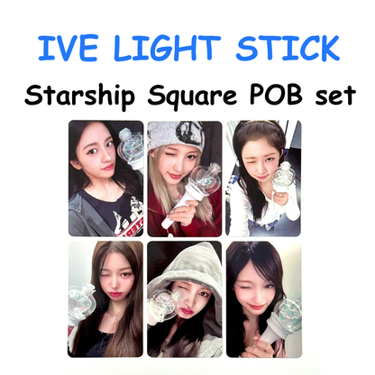 IVE OFFICIAL LIGHT STICK VER 2 STARSHIP SQUARE PHOTOCARD POB set
